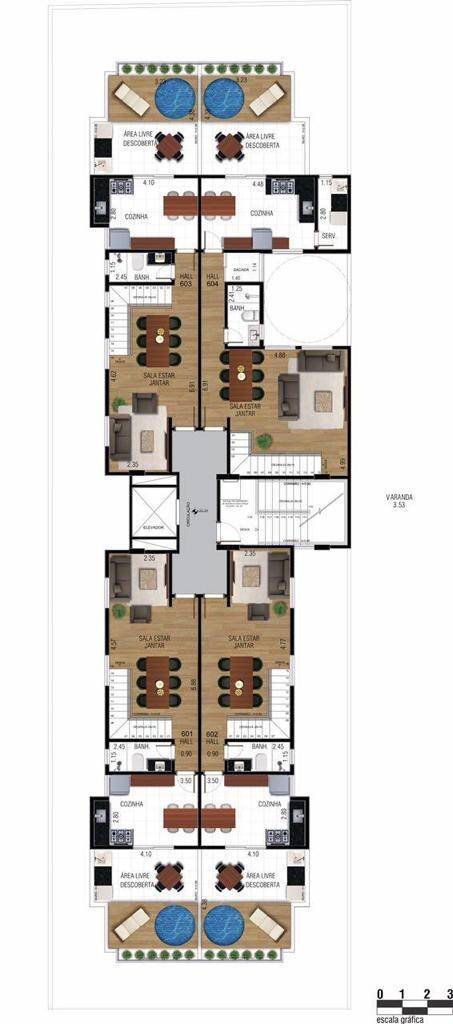 Cobertura, 3 quartos, 230 m² - Foto 7